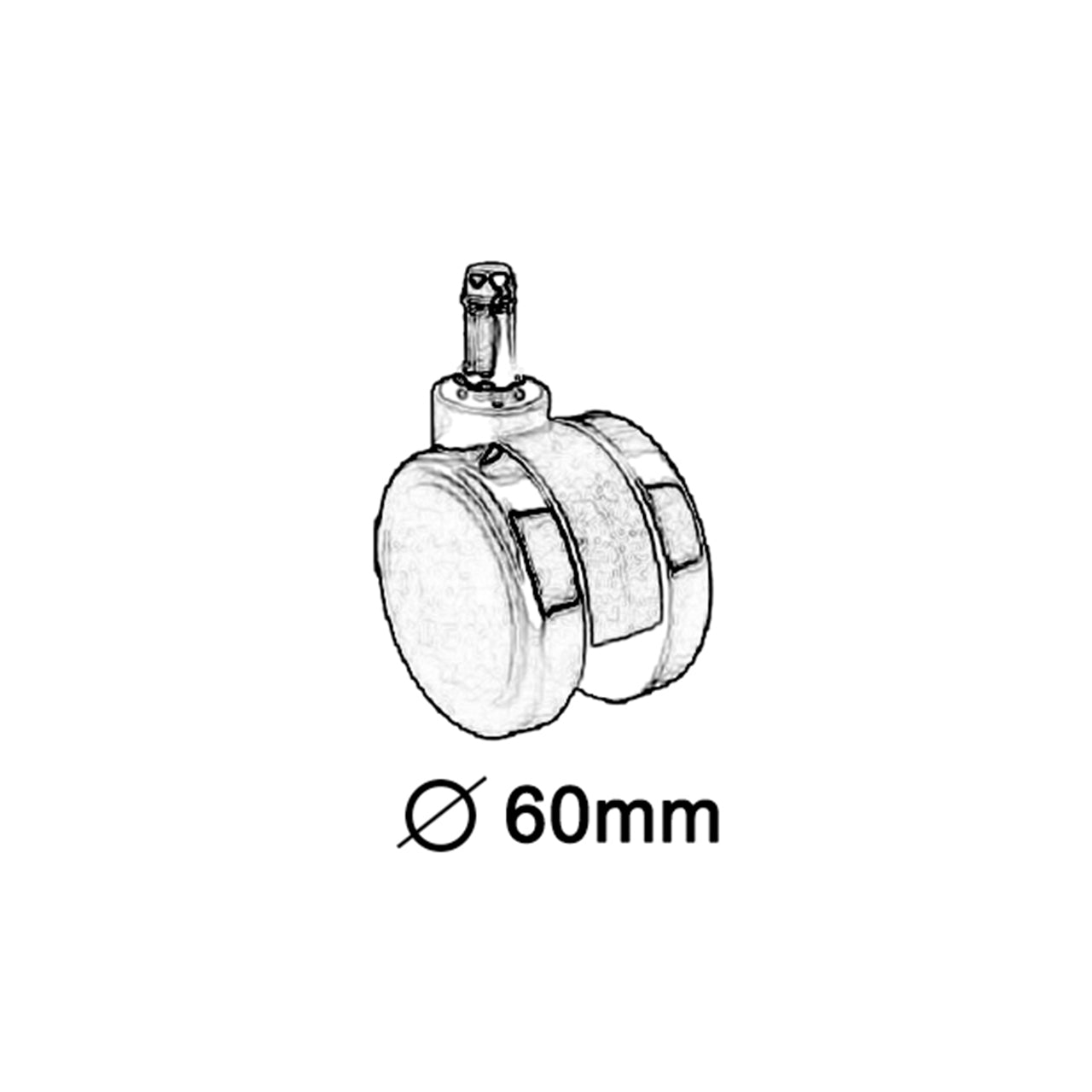 Ofis ve oyuncu koltuğu uyumlu sessiz tekerlek